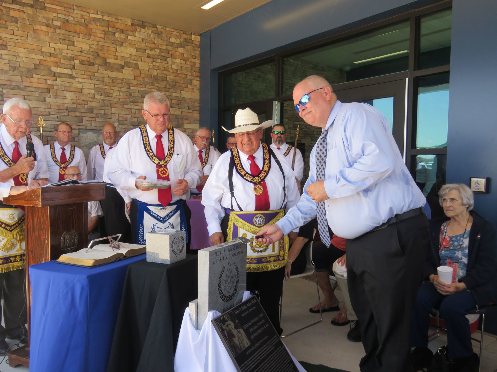 Masonic Cornerstone Ceremony